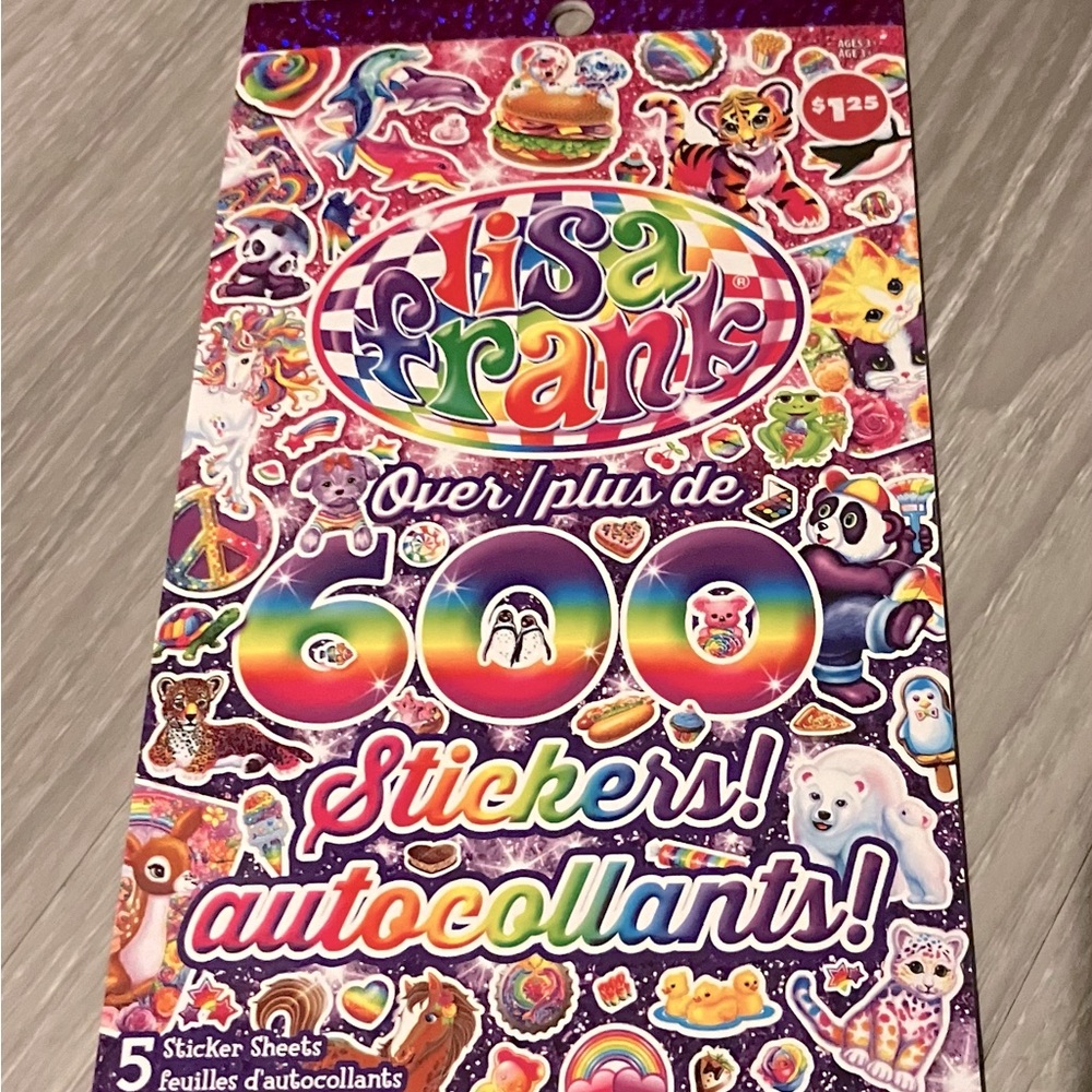 Lisa Frank sticker book-NWT